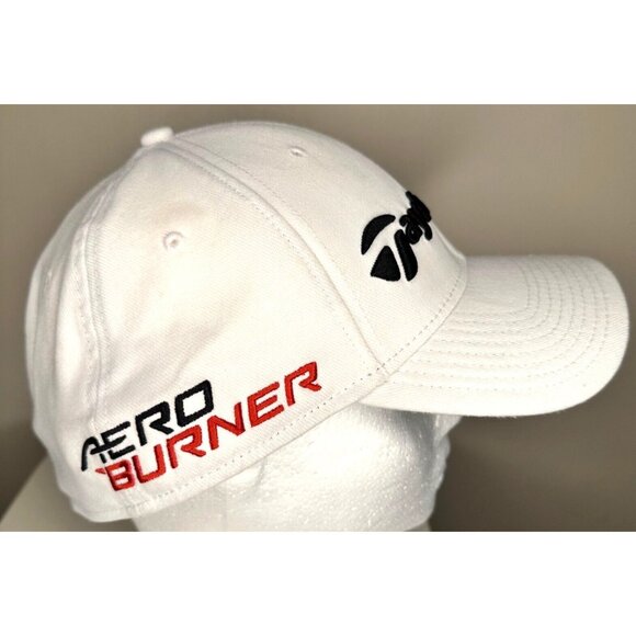TaylorMade Golf Hat "R15" "Aero Burner" White Cap New Era L/XL Fitted PGA - Picture 4 of 7
